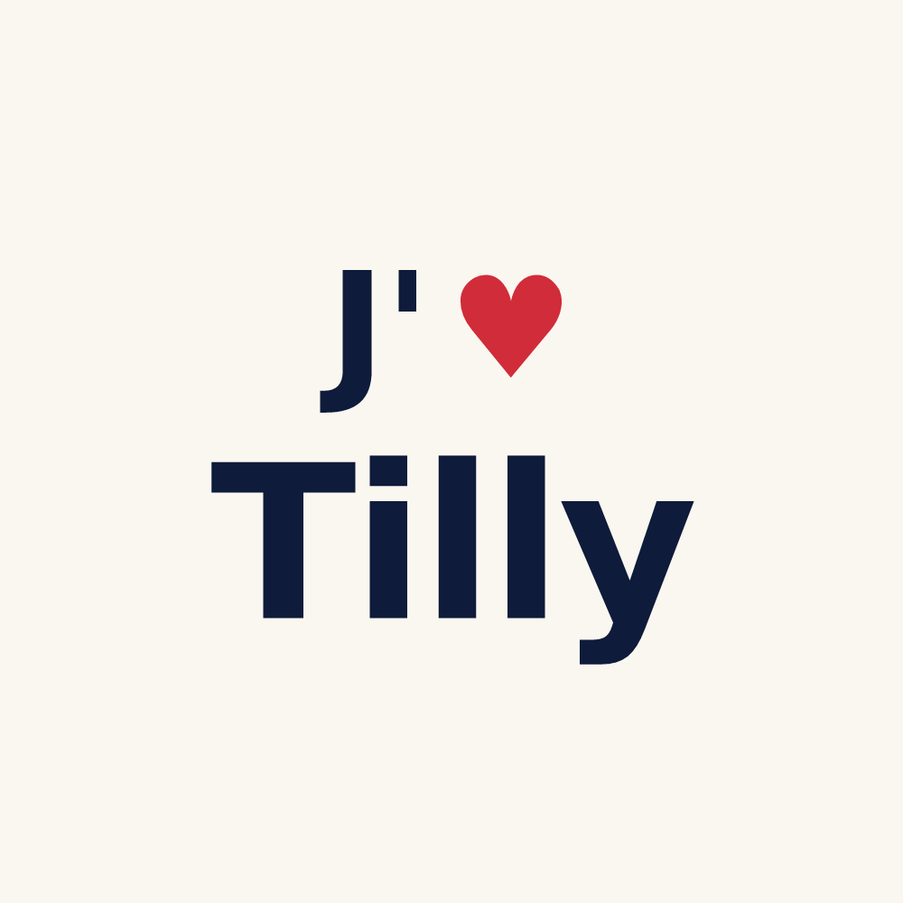 Tasse personnalisée Tilly — design J'aime Tilly