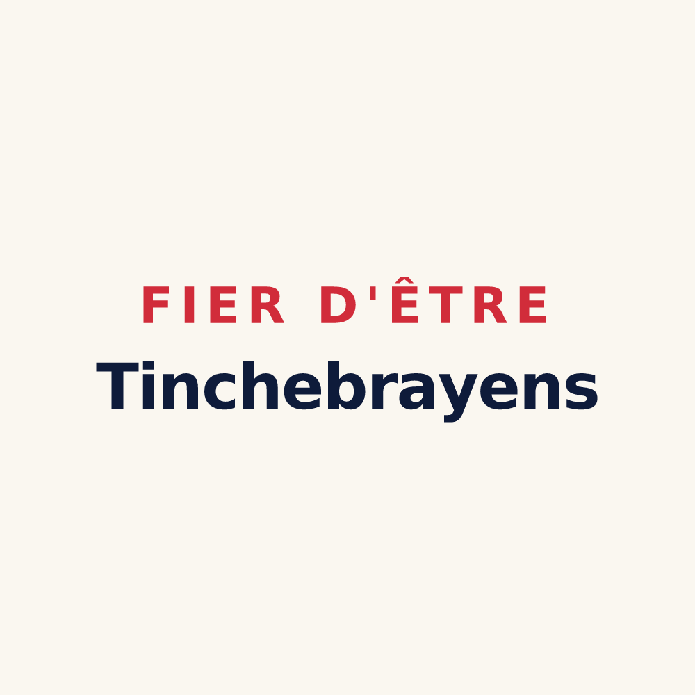 Tasse « Fier d'être Tinchebrayens » — design pour Tinchebray-Bocage