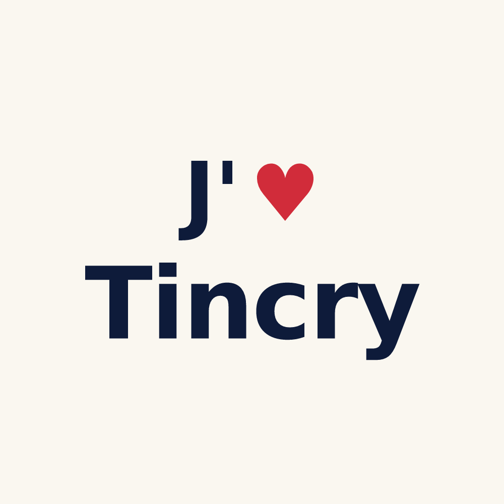 Tasse personnalisée Tincry — design J'aime Tincry