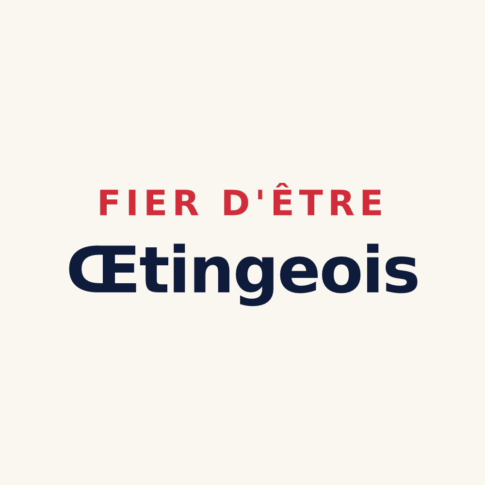 Tasse « Fier d'être Œtingeois » — design pour Œting