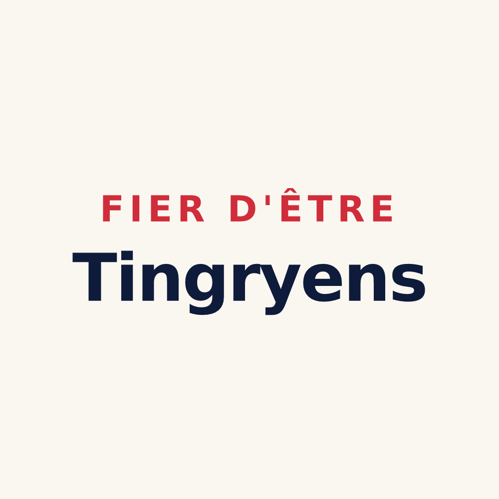 Tasse « Fier d'être Tingryens » — design pour Tingry