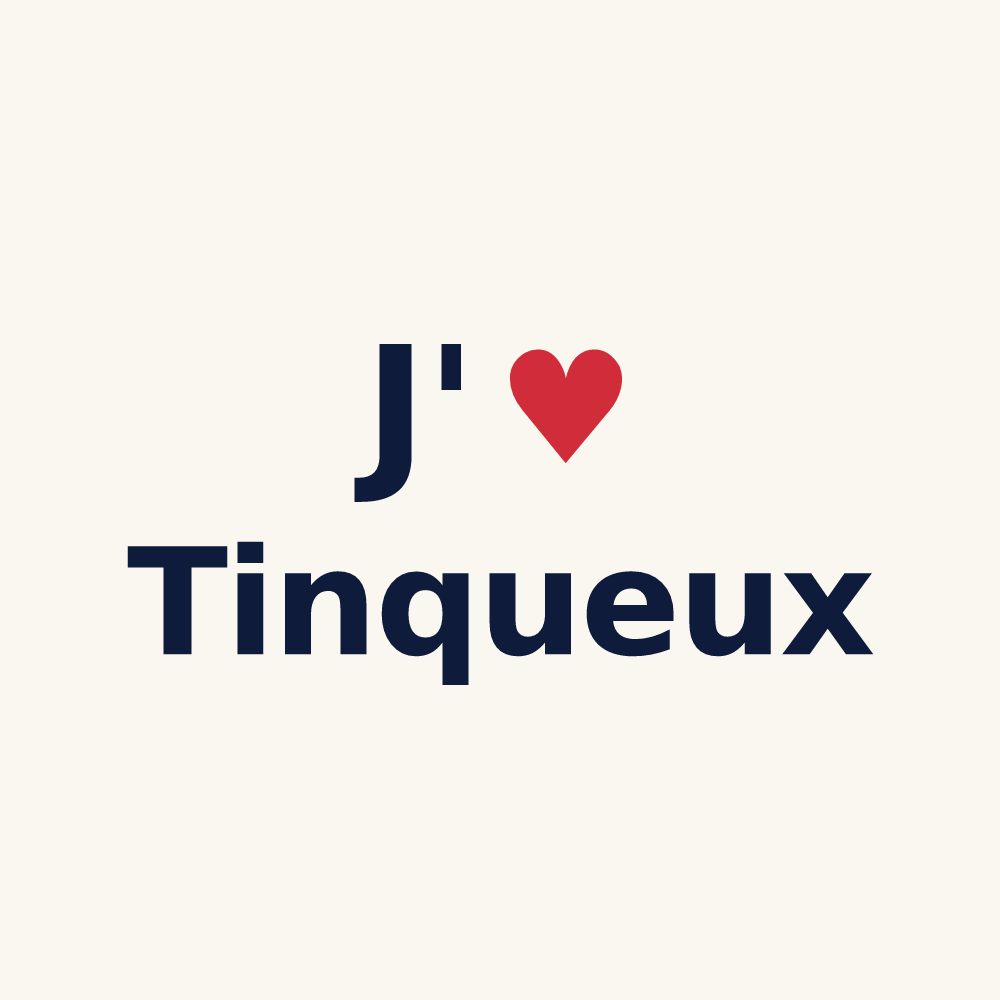 Tasse personnalisée Tinqueux — design J'aime Tinqueux