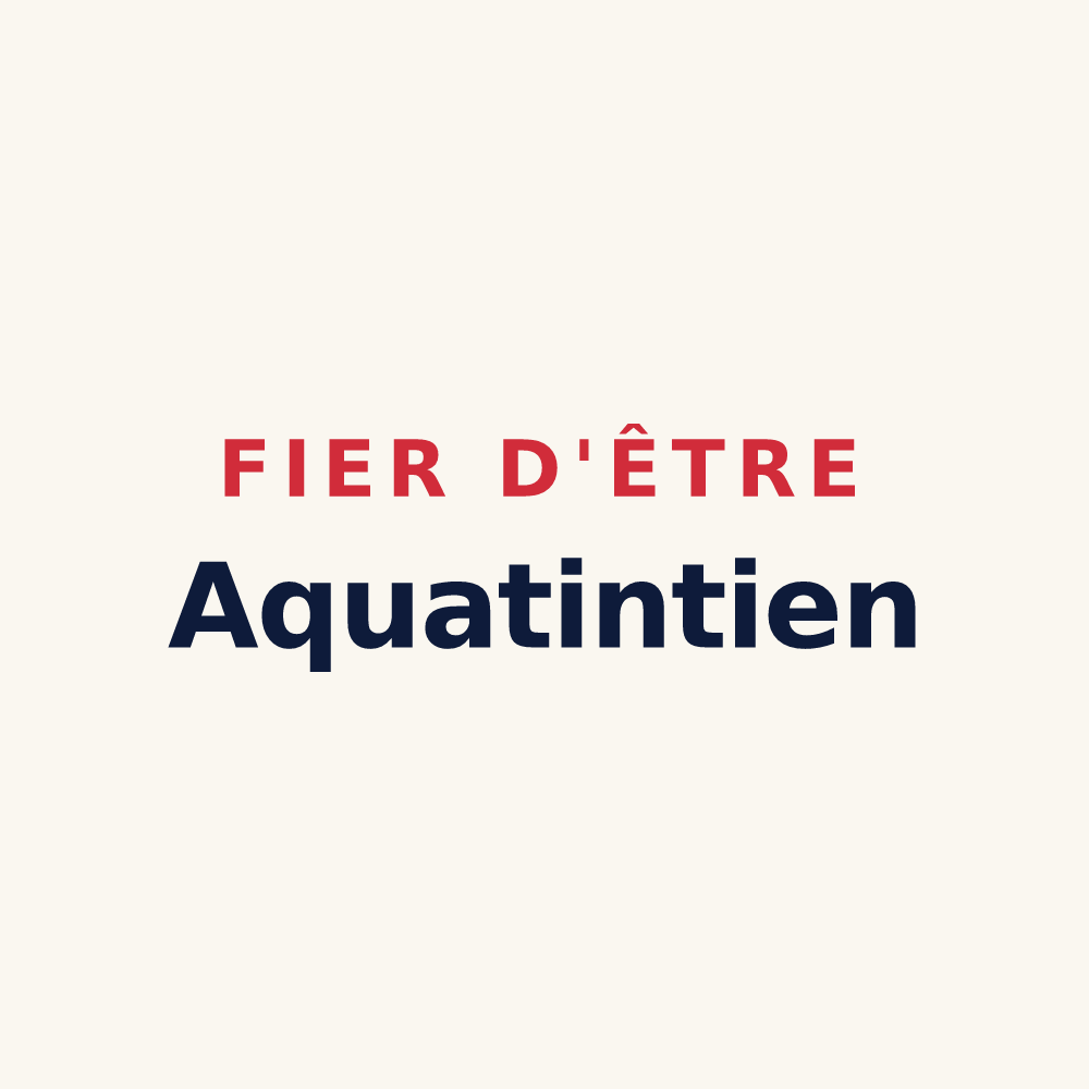 Tasse « Fier d'être Aquatintien » — design pour Tinqueux
