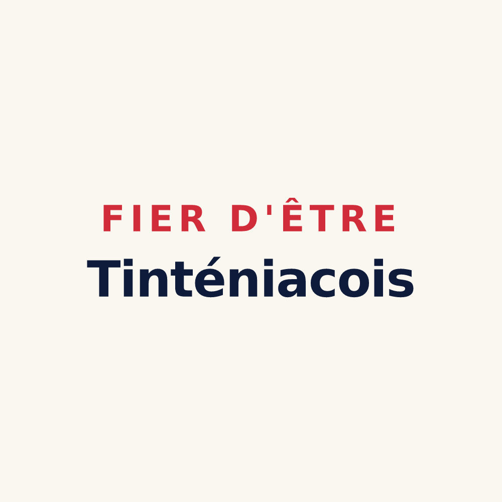 Tasse « Fier d'être Tinténiacois » — design pour Tinténiac