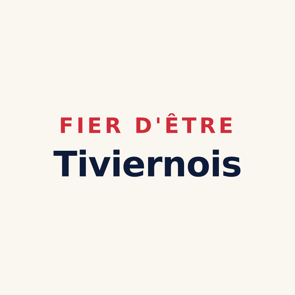 Tasse « Fier d'être Tiviernois » — design pour Tiviers