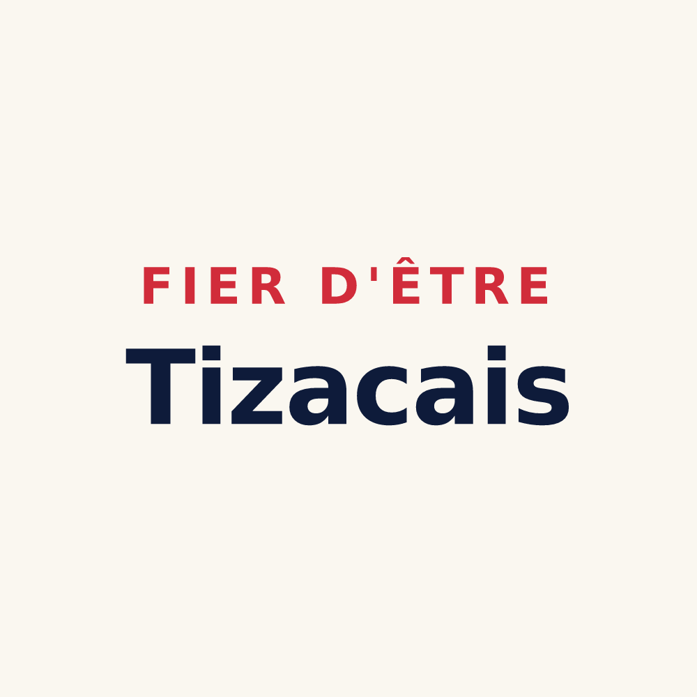 Tasse « Fier d'être Tizacais » — design pour Tizac-de-Curton