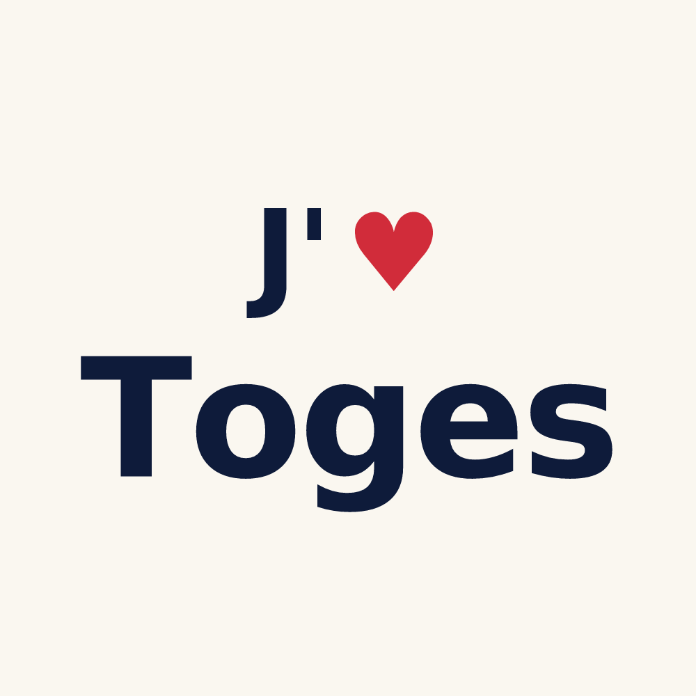 Tasse personnalisée Toges — design J'aime Toges
