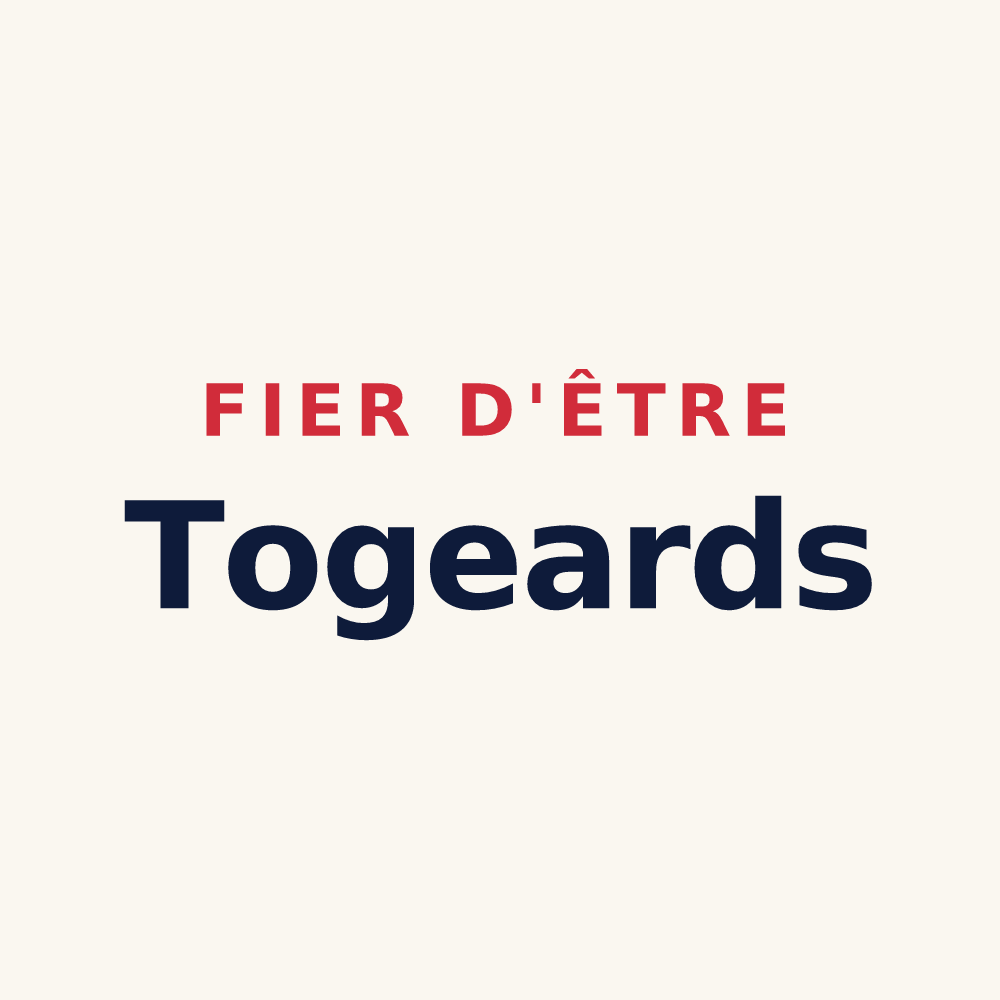 Tasse « Fier d'être Togeards » — design pour Toges