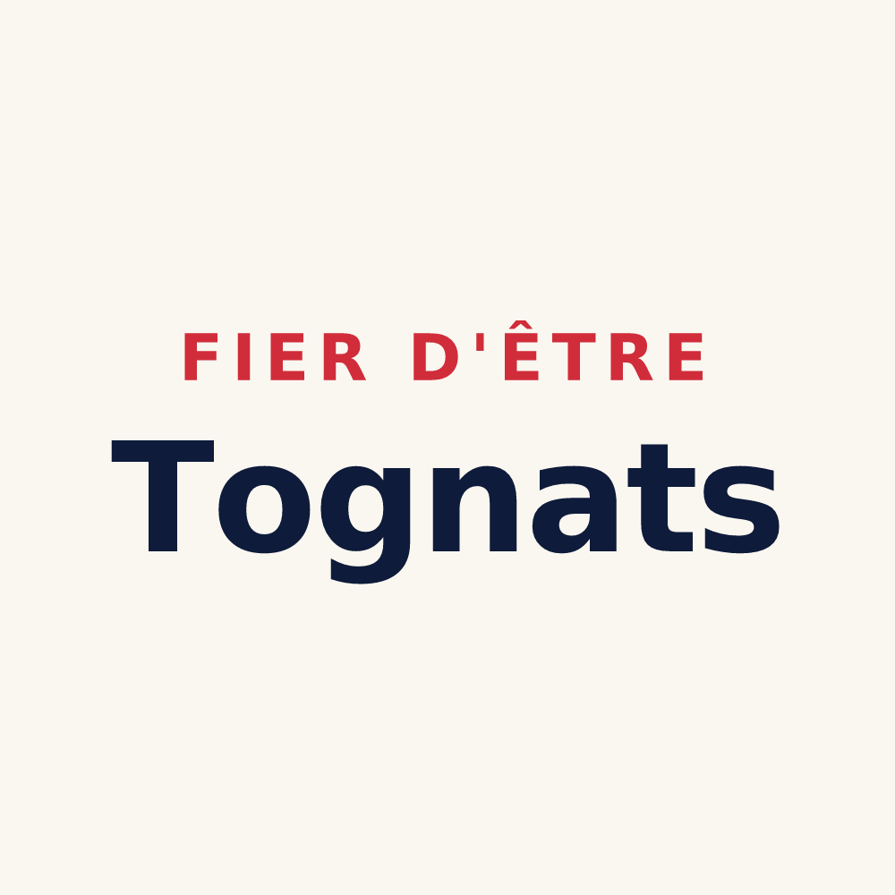 Tasse « Fier d'être Tognats » — design pour Togny-aux-Bœufs