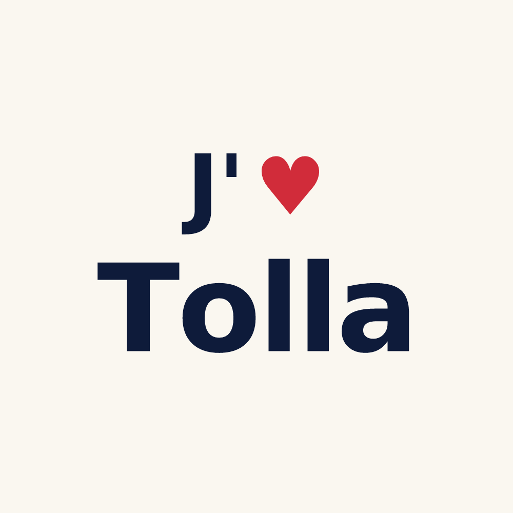 Tasse personnalisée Tolla — design J'aime Tolla