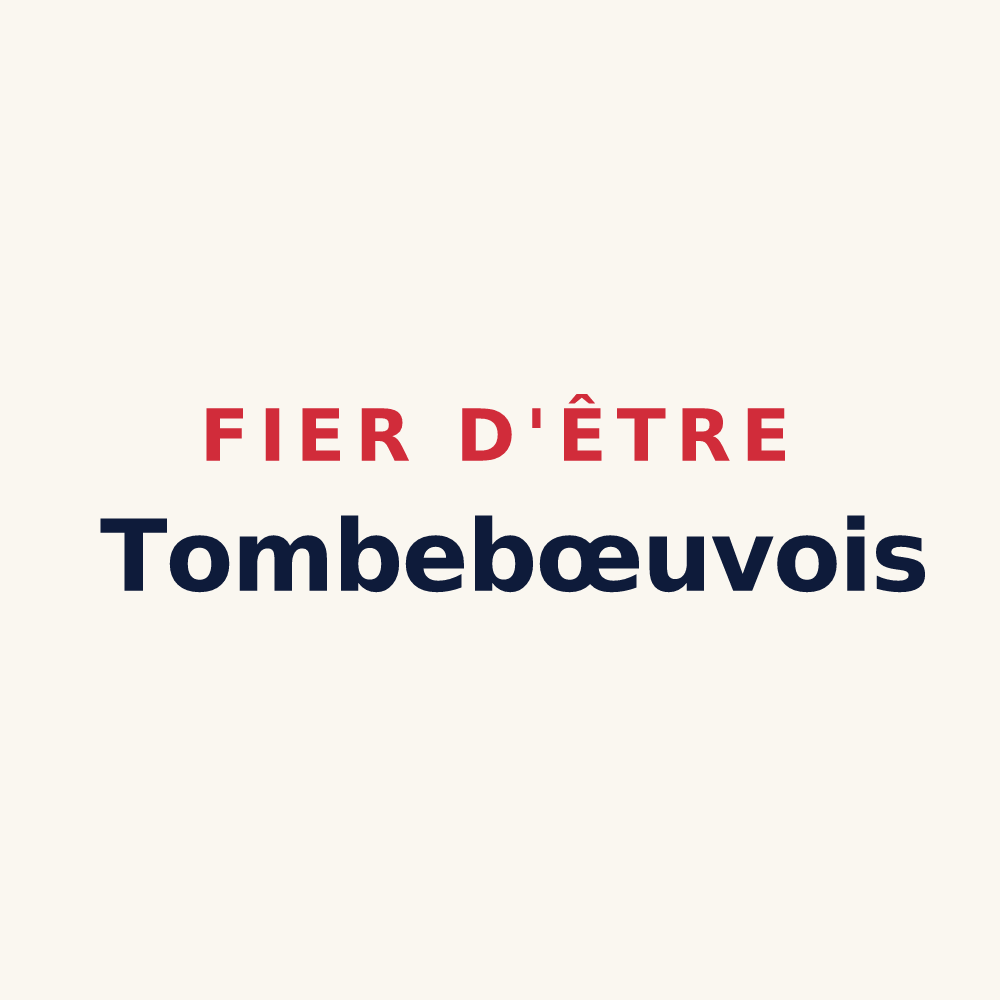 Tasse « Fier d'être Tombebœuvois » — design pour Tombebœuf