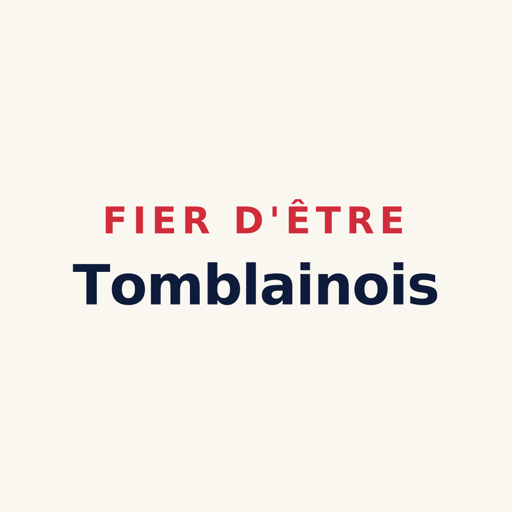 Tasse « Fier d'être Tomblainois » — design pour Tomblaine