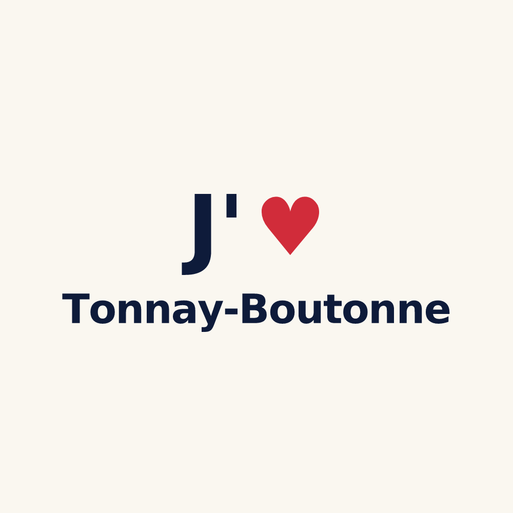 Tasse personnalisée Tonnay-Boutonne — design J'aime Tonnay-Boutonne
