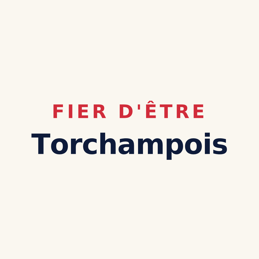 Tasse « Fier d'être Torchampois » — design pour Torchamp