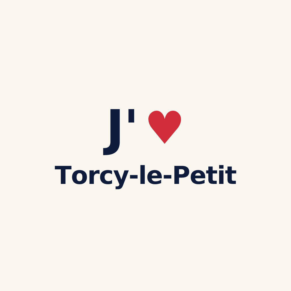 Tasse personnalisée Torcy-le-Petit — design J'aime Torcy-le-Petit