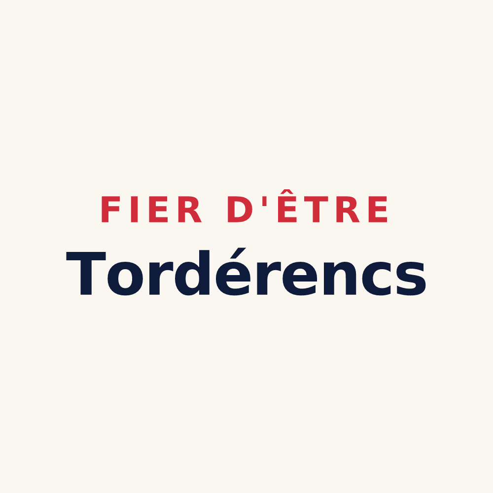 Tasse « Fier d'être Tordérencs » — design pour Tordères