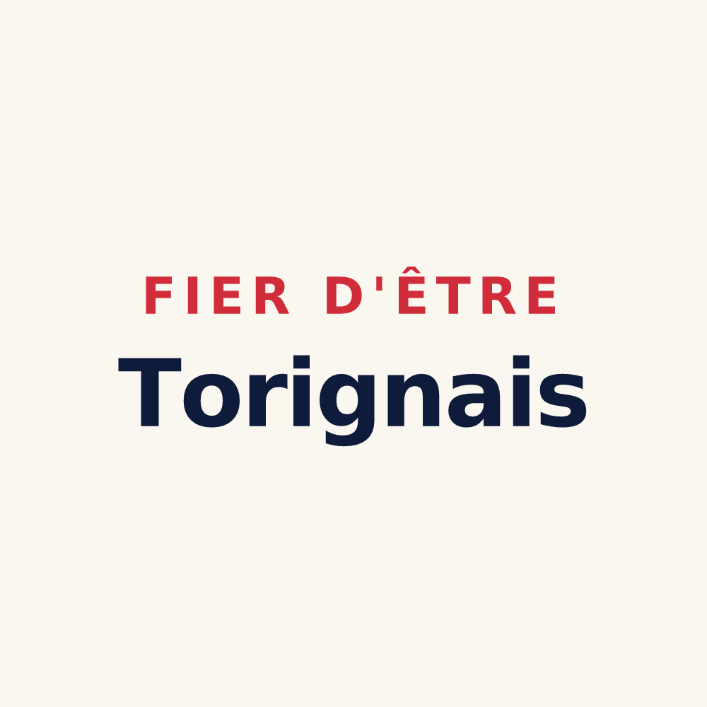 Tasse « Fier d'être Torignais » — design pour Torigny-les-Villes