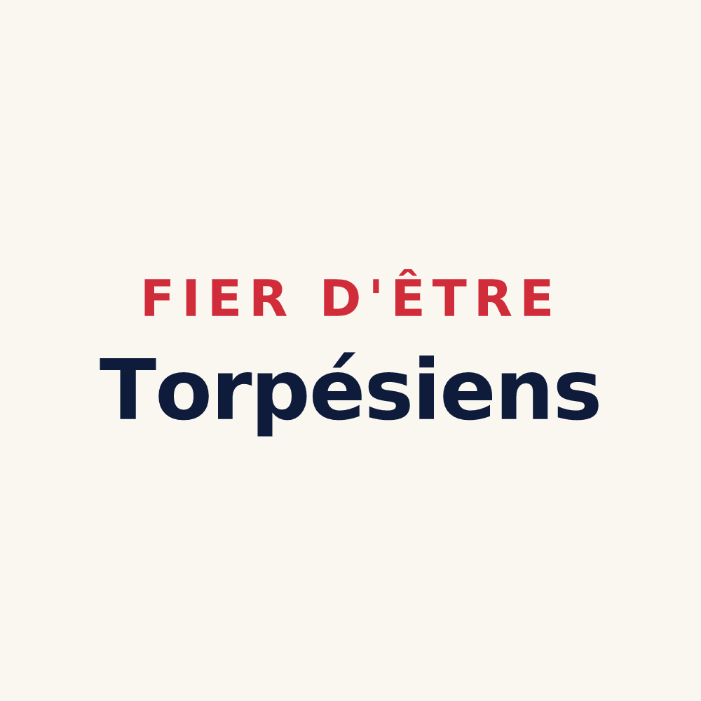 Tasse « Fier d'être Torpésiens » — design pour Torpes