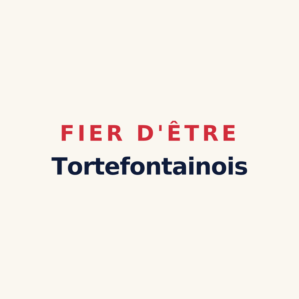 Tasse « Fier d'être Tortefontainois » — design pour Tortefontaine