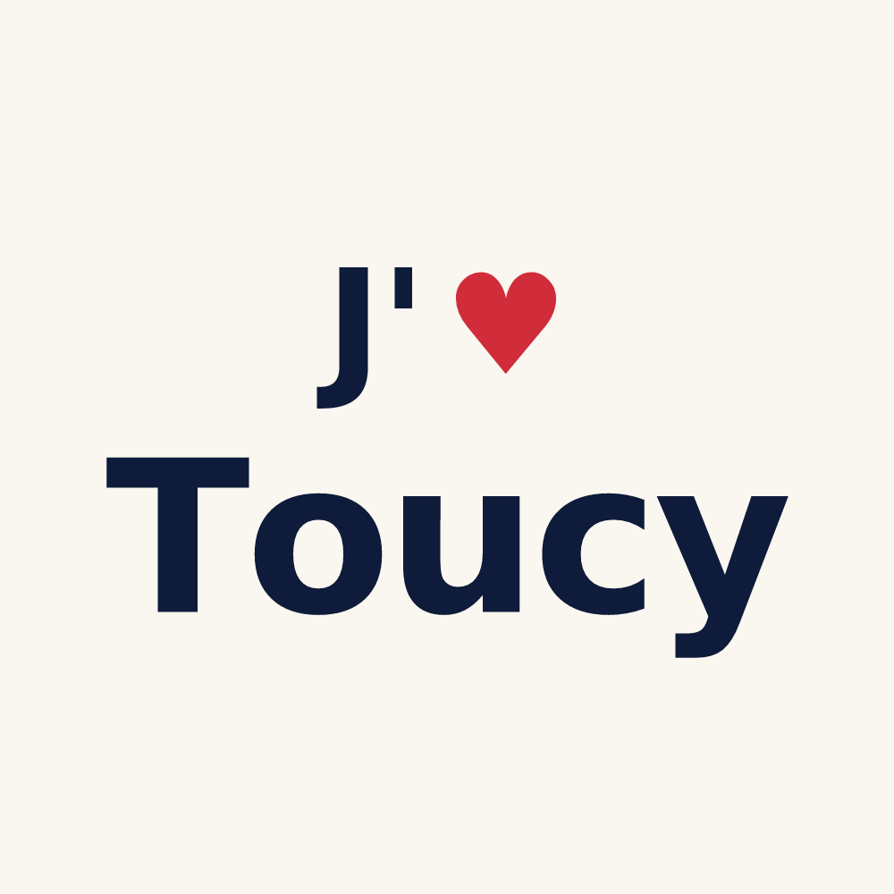 Tasse personnalisée Toucy — design J'aime Toucy