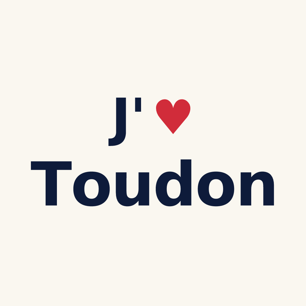 Tasse personnalisée Toudon — design J'aime Toudon