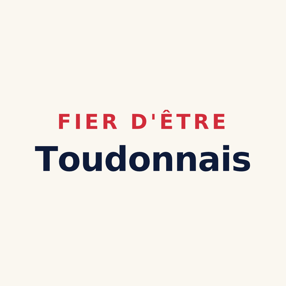 Tasse « Fier d'être Toudonnais » — design pour Toudon