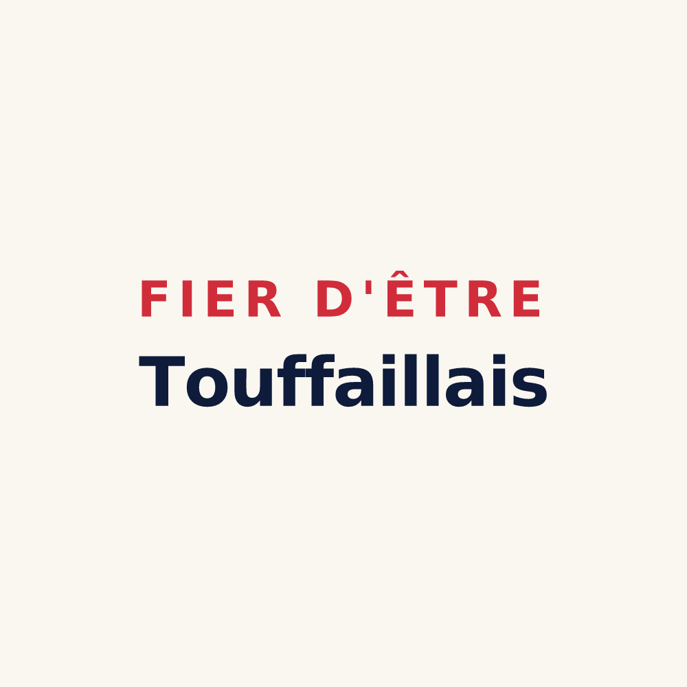 Tasse « Fier d'être Touffaillais » — design pour Touffailles