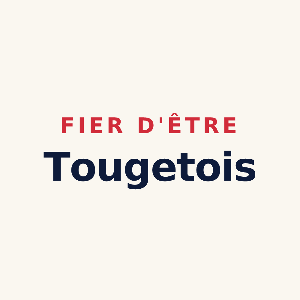 Tasse « Fier d'être Tougetois » — design pour Touget