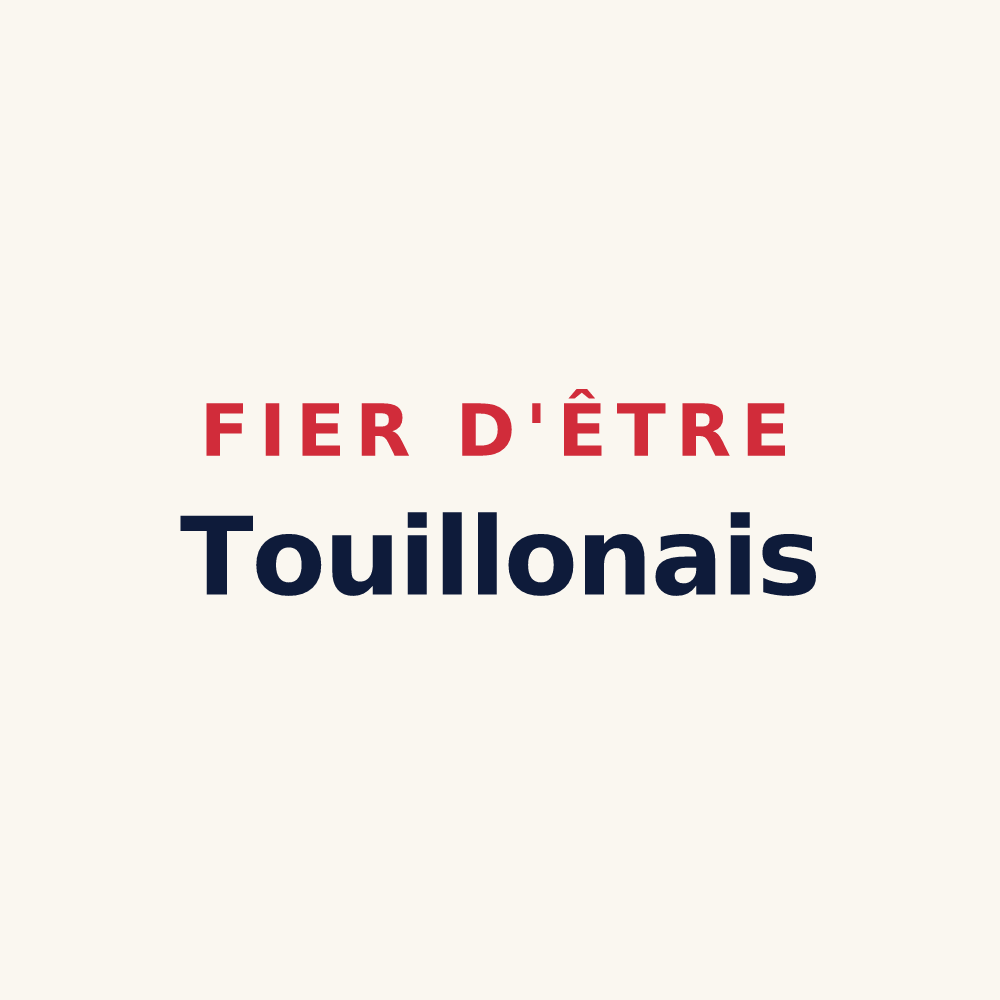 Tasse « Fier d'être Touillonais » — design pour Touillon