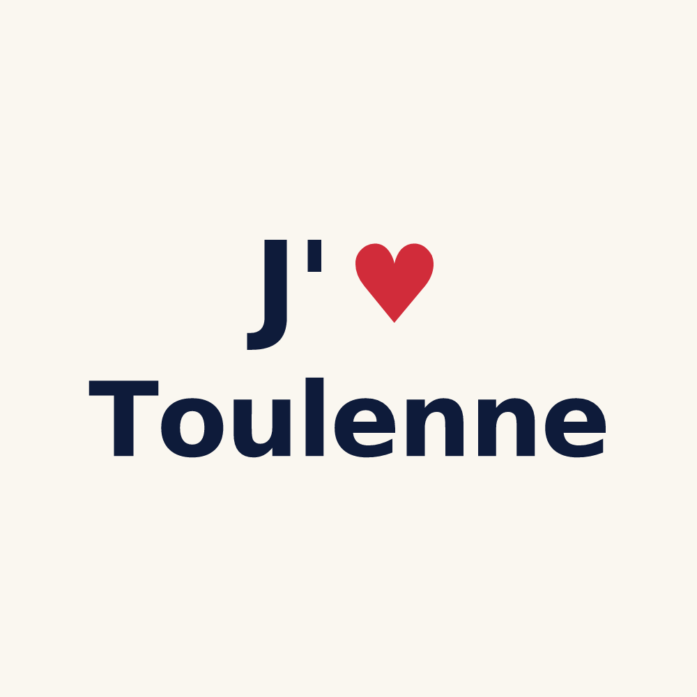 Tasse personnalisée Toulenne — design J'aime Toulenne