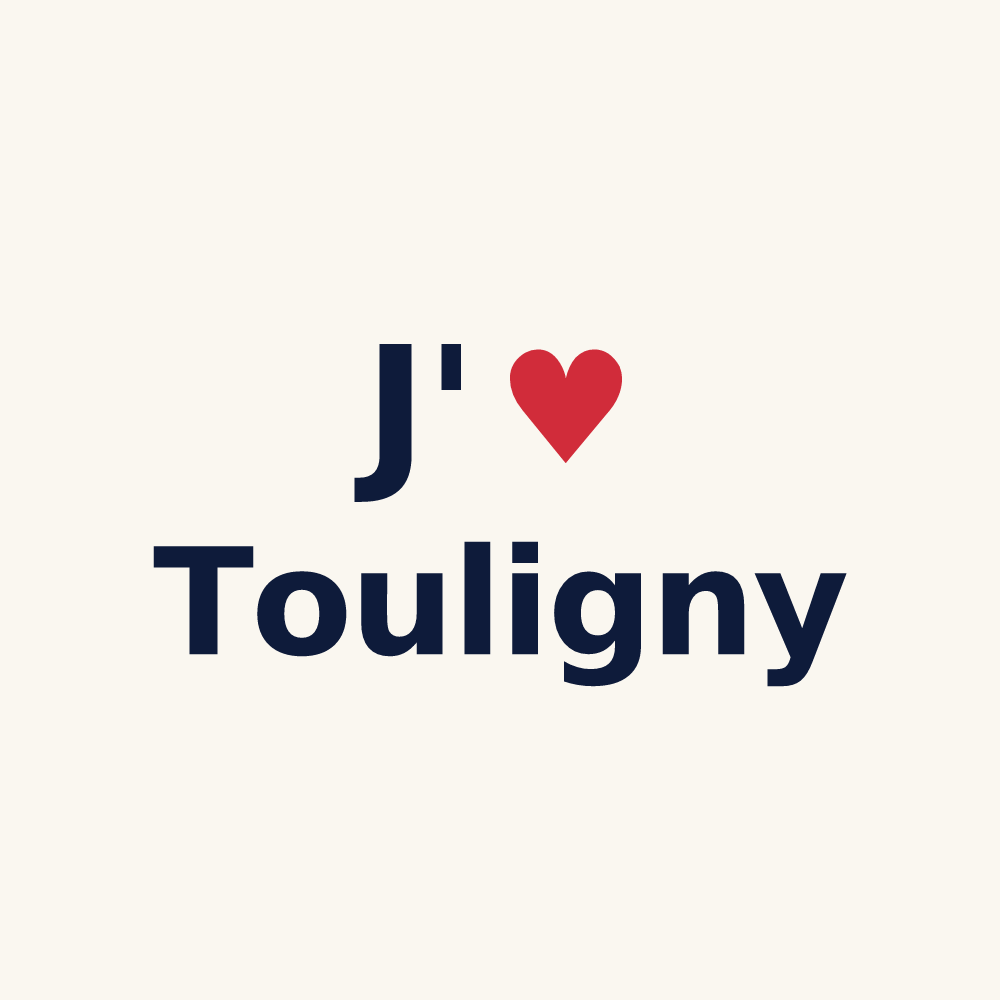 Tasse personnalisée Touligny — design J'aime Touligny