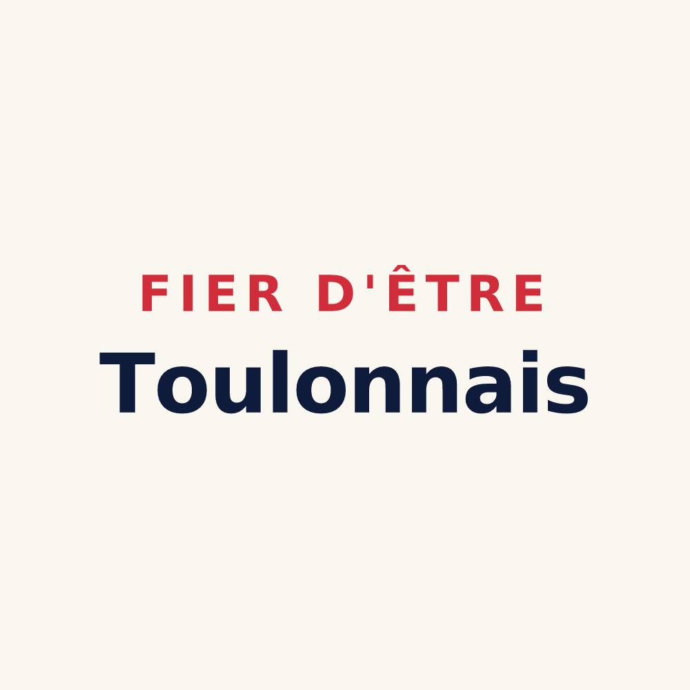 Tasse « Fier d'être Toulonnais » — design pour Toulon-sur-Allier