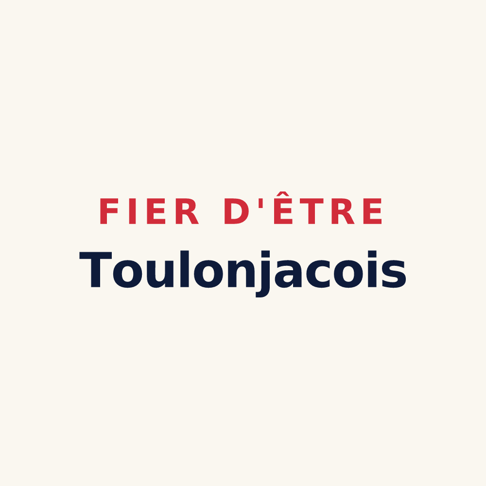 Tasse « Fier d'être Toulonjacois » — design pour Toulonjac