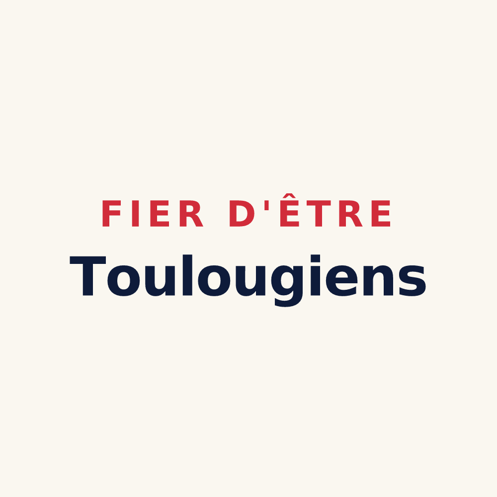 Tasse « Fier d'être Toulougiens » — design pour Toulouges
