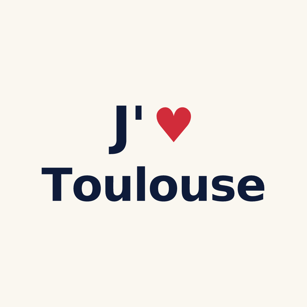 Tasse personnalisée Toulouse — design J'aime Toulouse