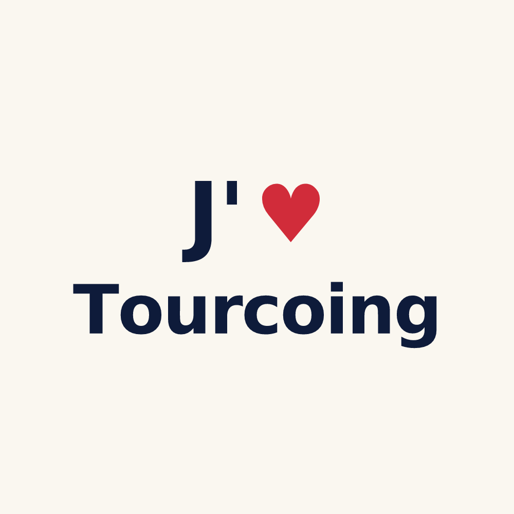 Tasse personnalisée Tourcoing — design J'aime Tourcoing