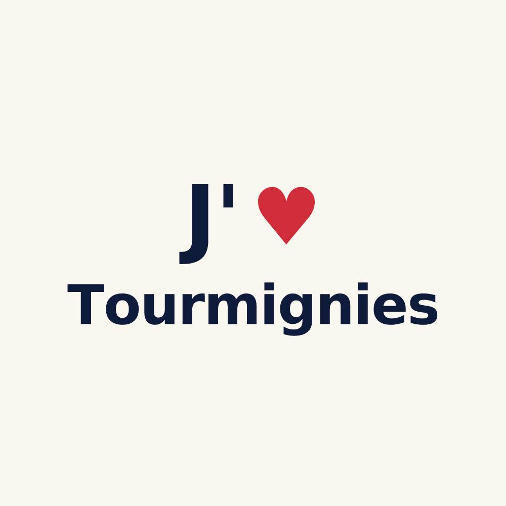 Tasse personnalisée Tourmignies — design J'aime Tourmignies