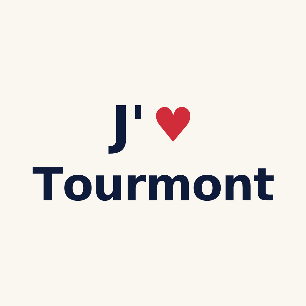 Tasse personnalisée Tourmont — design J'aime Tourmont