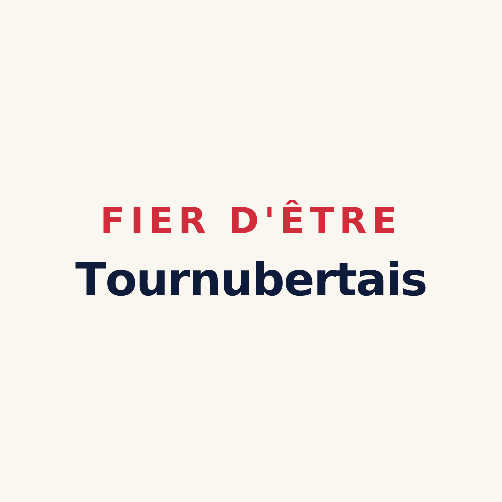 Tasse « Fier d'être Tournubertais » — design pour Tournedos-Bois-Hubert