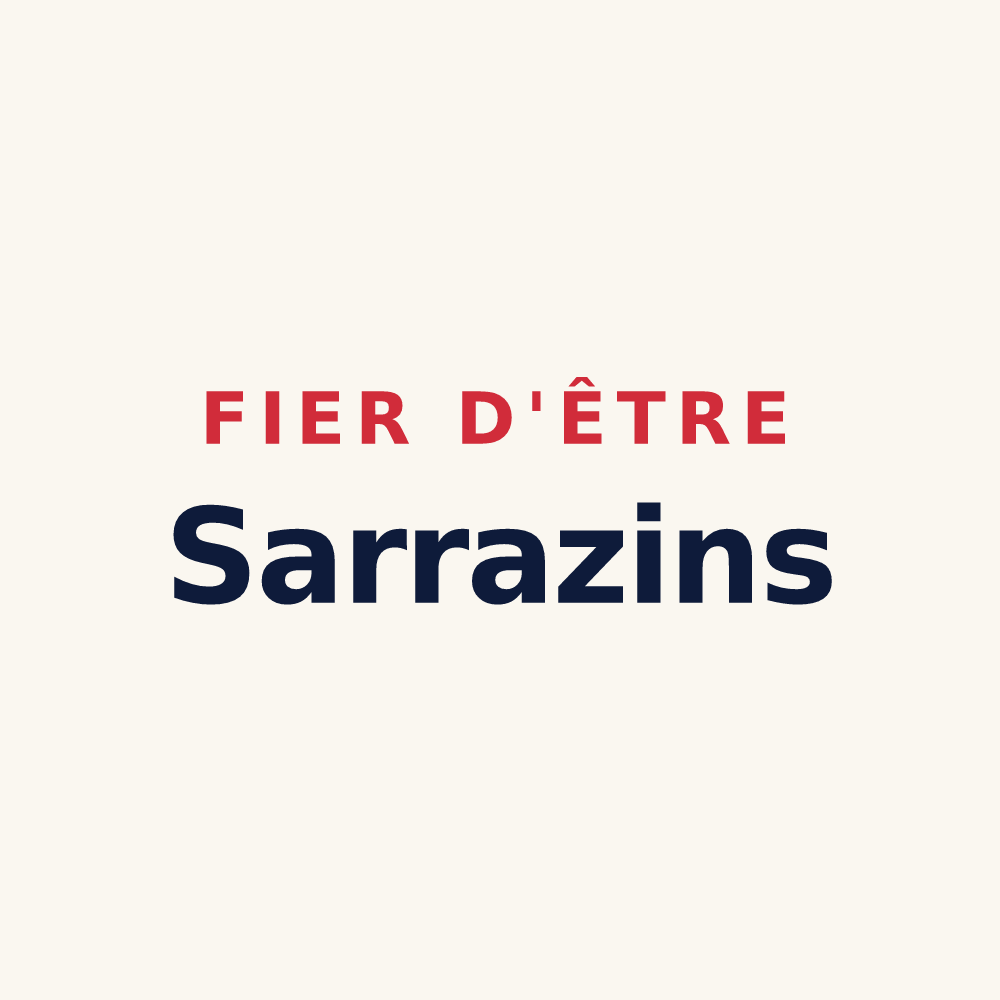 Tasse « Fier d'être Sarrazins » — design pour Tournehem-sur-la-Hem