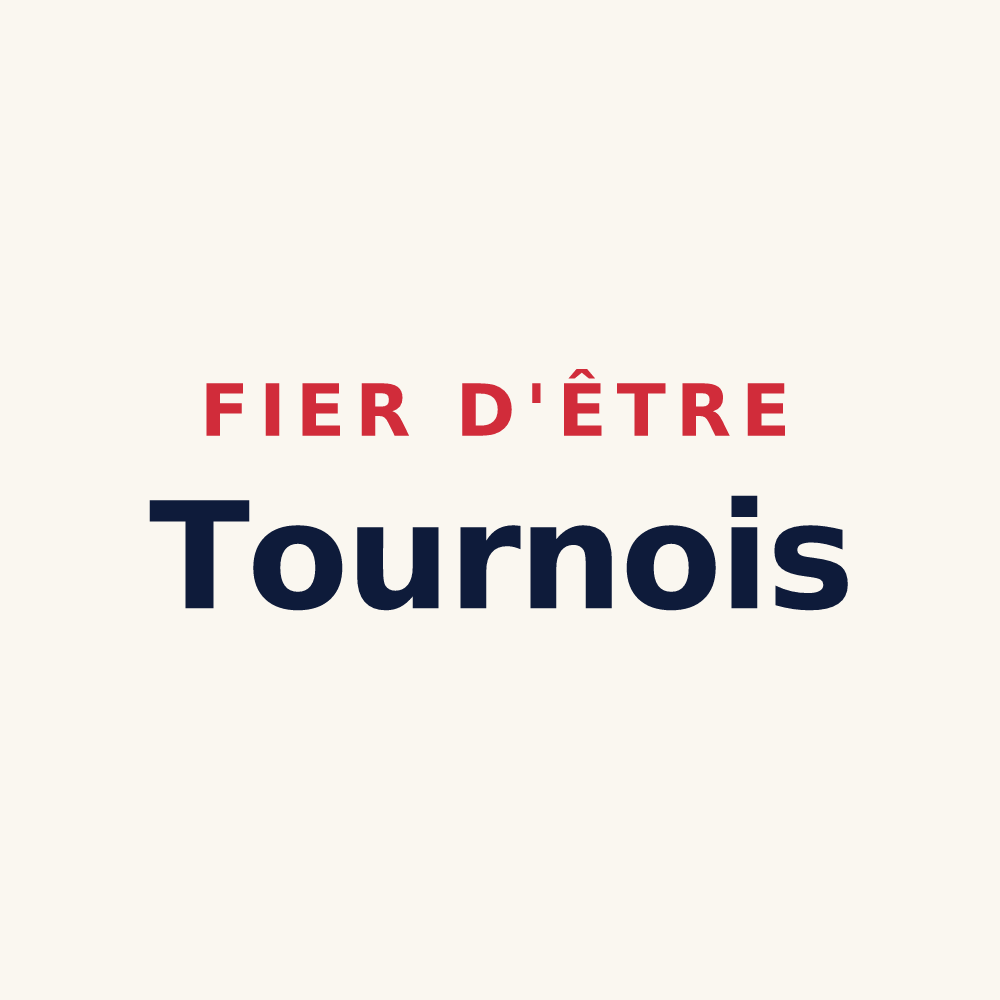 Tasse « Fier d'être Tournois » — design pour Tournes