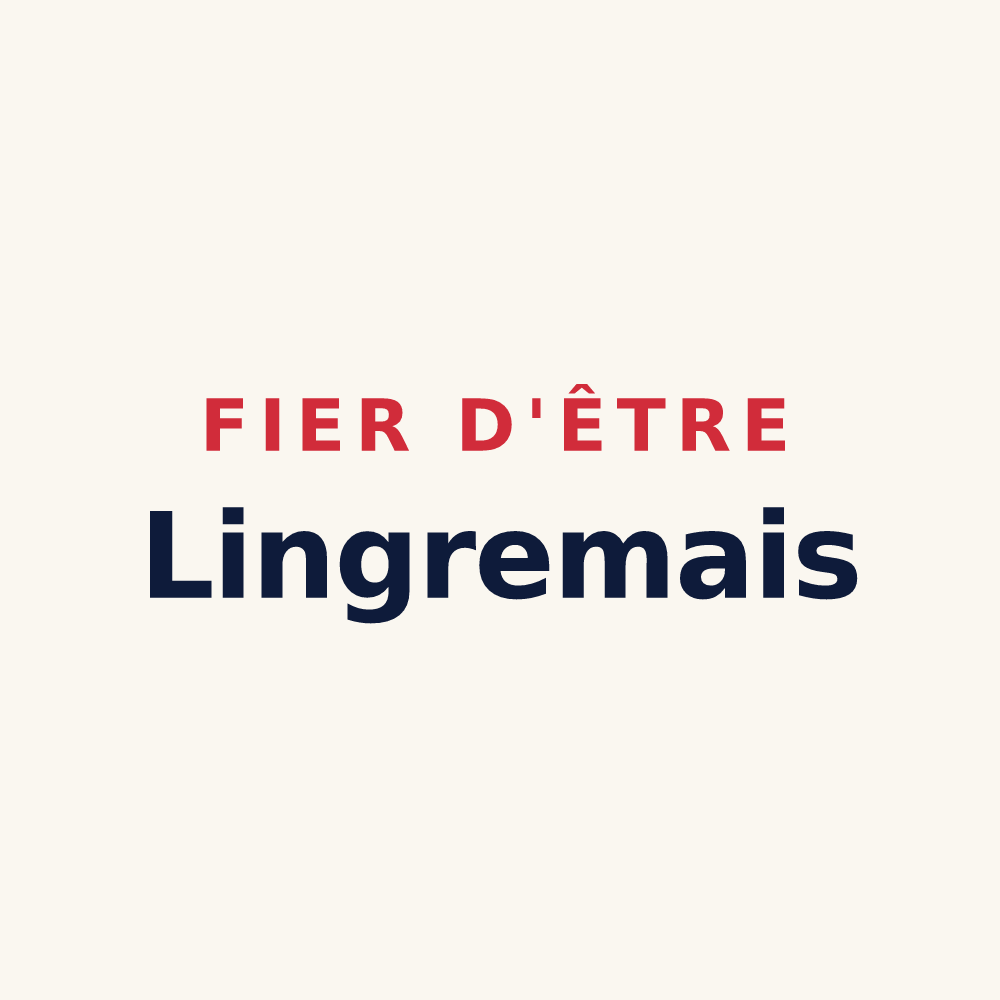 Tasse « Fier d'être Lingremais » — design pour Tourneville-sur-Mer