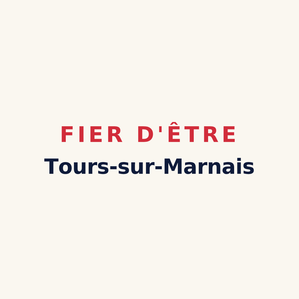 Tasse « Fier d'être Tours-sur-Marnais » — design pour Tours-sur-Marne