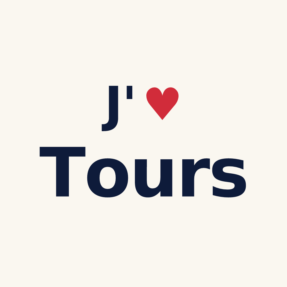 Tasse personnalisée Tours — design J'aime Tours