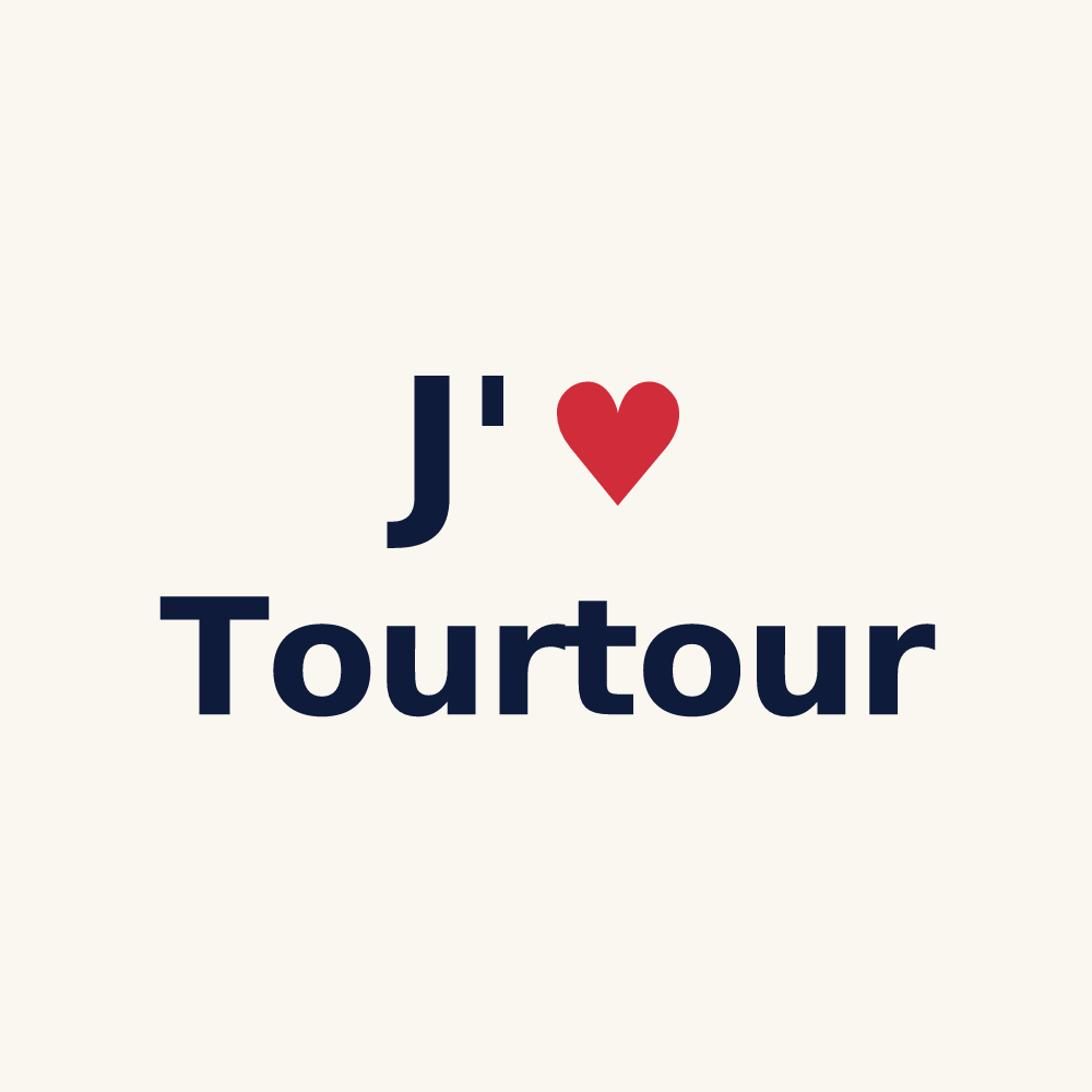 Tasse personnalisée Tourtour — design J'aime Tourtour