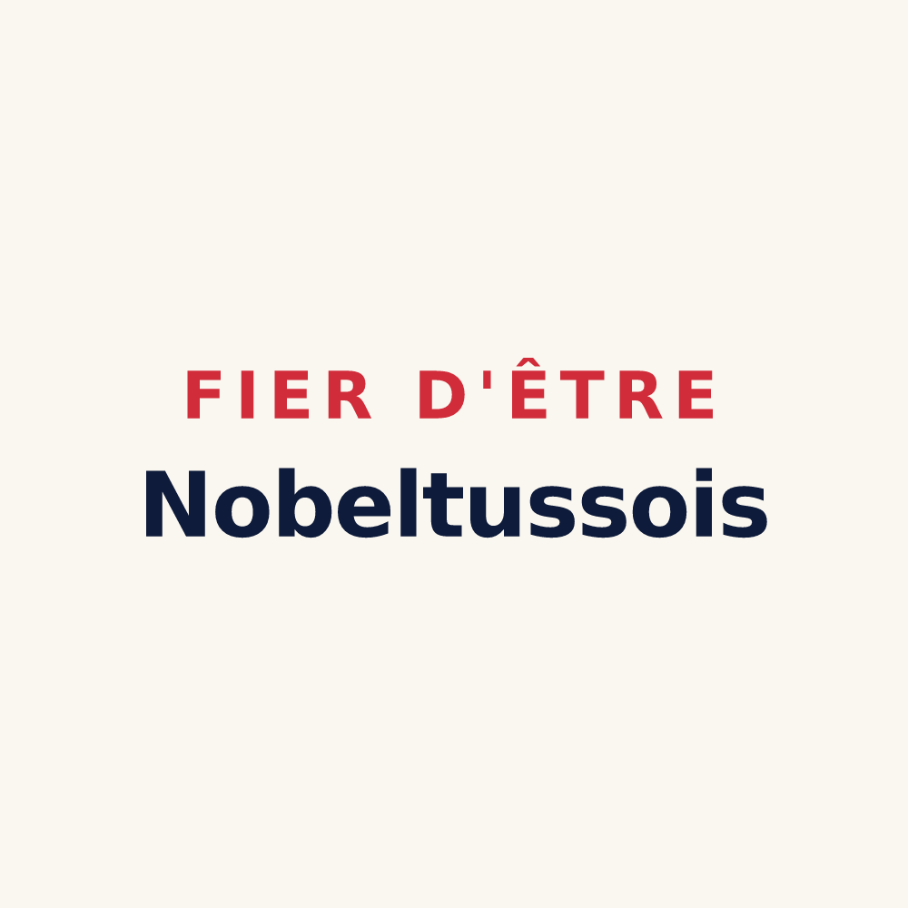 Tasse « Fier d'être Nobeltussois » — design pour Toussus-le-Noble