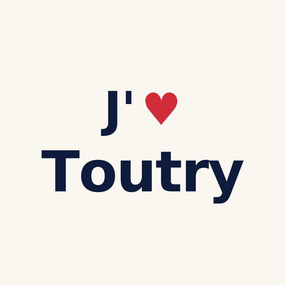 Tasse personnalisée Toutry — design J'aime Toutry