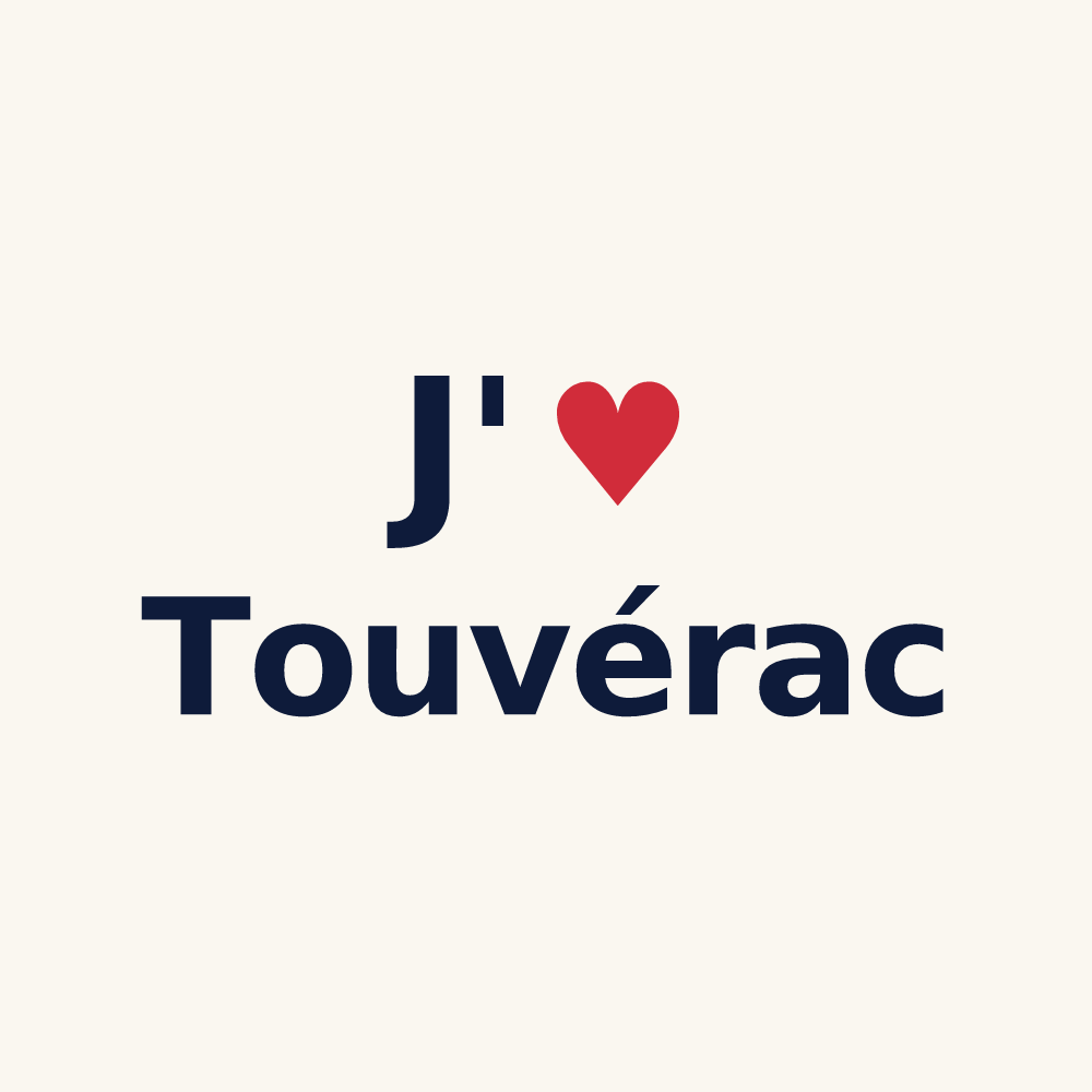 Tasse personnalisée Touvérac — design J'aime Touvérac