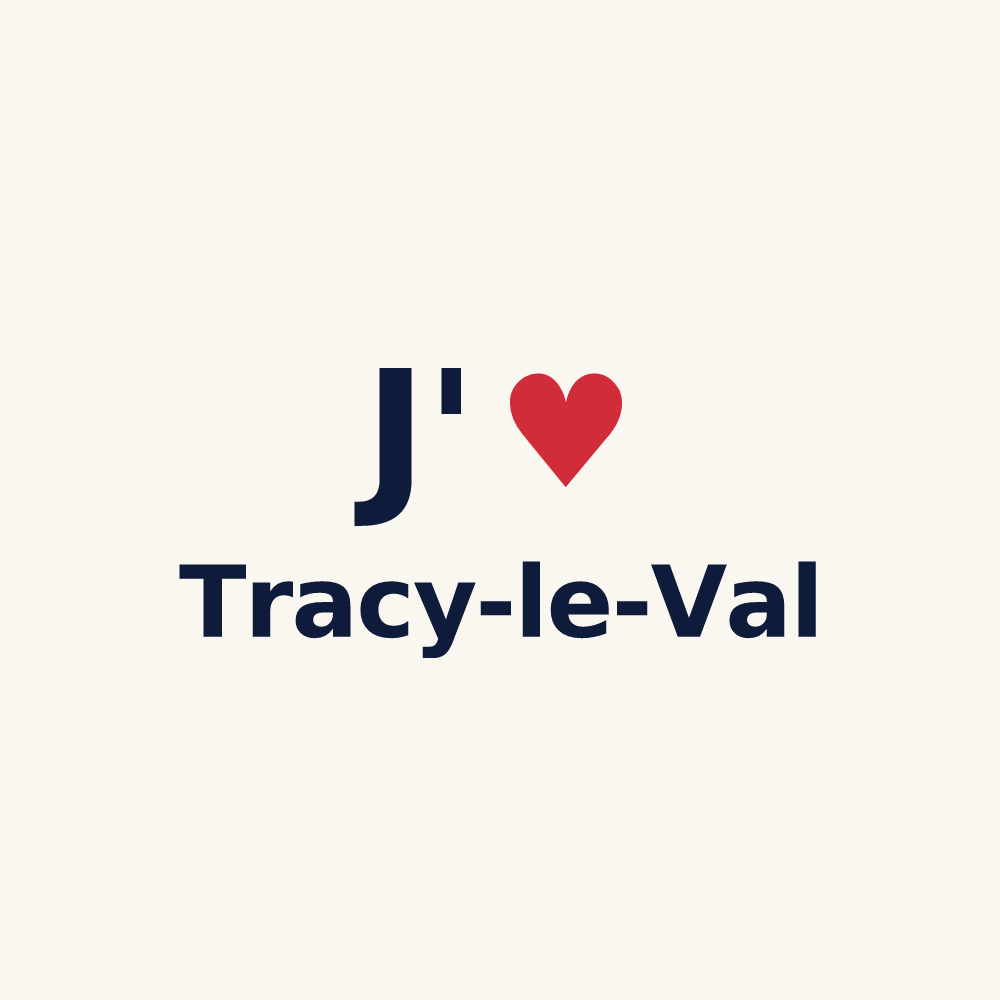 Tasse personnalisée Tracy-le-Val — design J'aime Tracy-le-Val