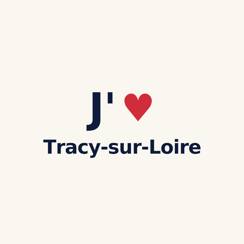 Tasse personnalisée Tracy-sur-Loire — design J'aime Tracy-sur-Loire